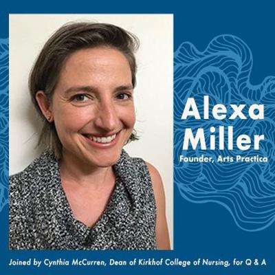 Alexa Miller will be leading students and faculty in a workshop of activities related to Visual Thinking.